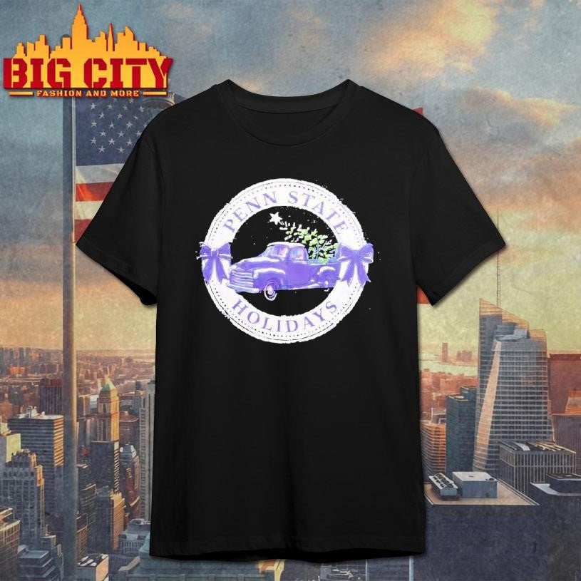 Penn State Holidays Retro Truck Shirt Unisex T-shirt, Sweatshirt, Hoodie, Long Sleeve Tee - T-Shirt, Sweatshirt, Hoodie