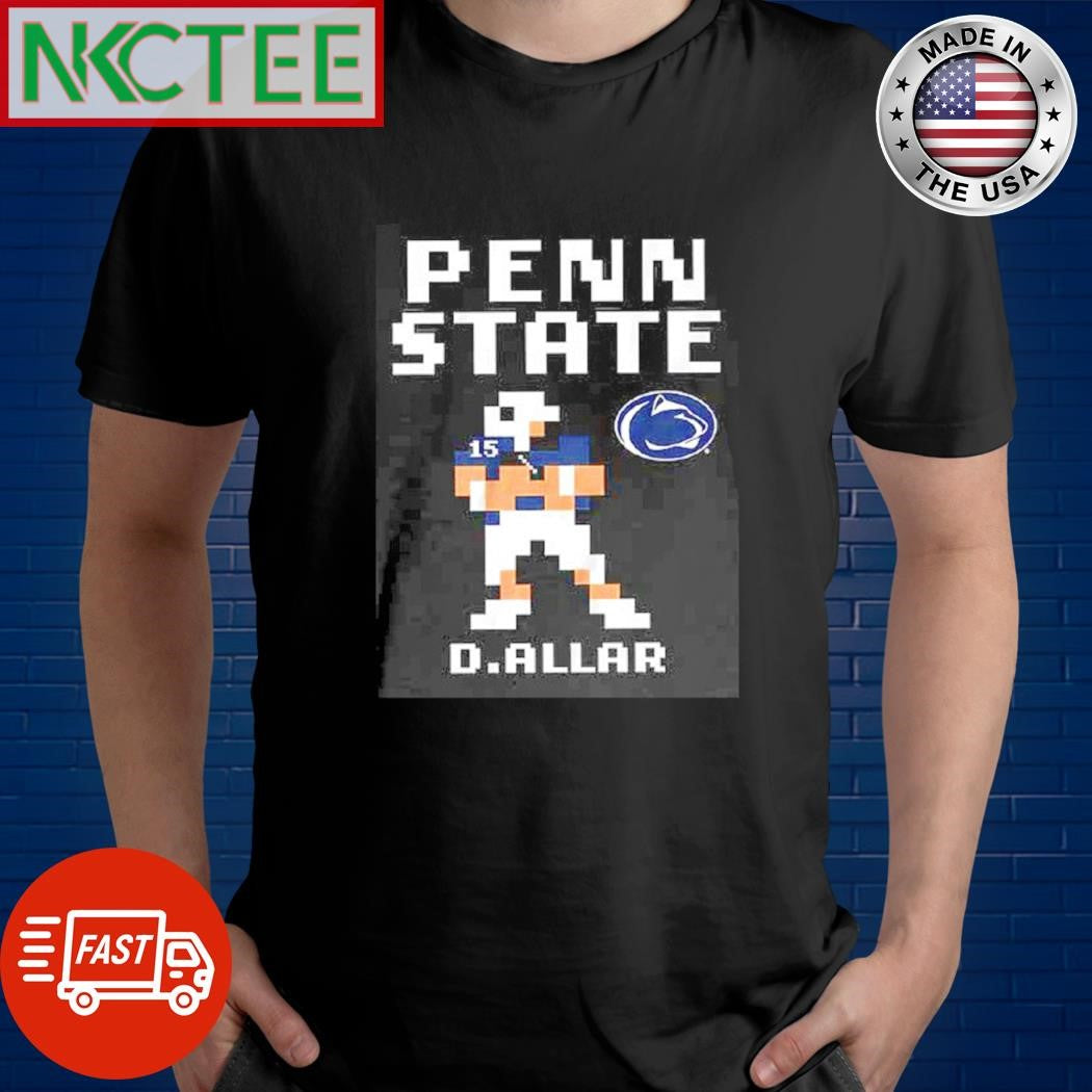 Penn State Nittany Lions Football Drew Allar Retro Baller pixel shirt Unisex T-shirt, Sweatshirt, Hoodie, Long Sleeve Tee - T-Shirt, Sweatshirt, Hoodie