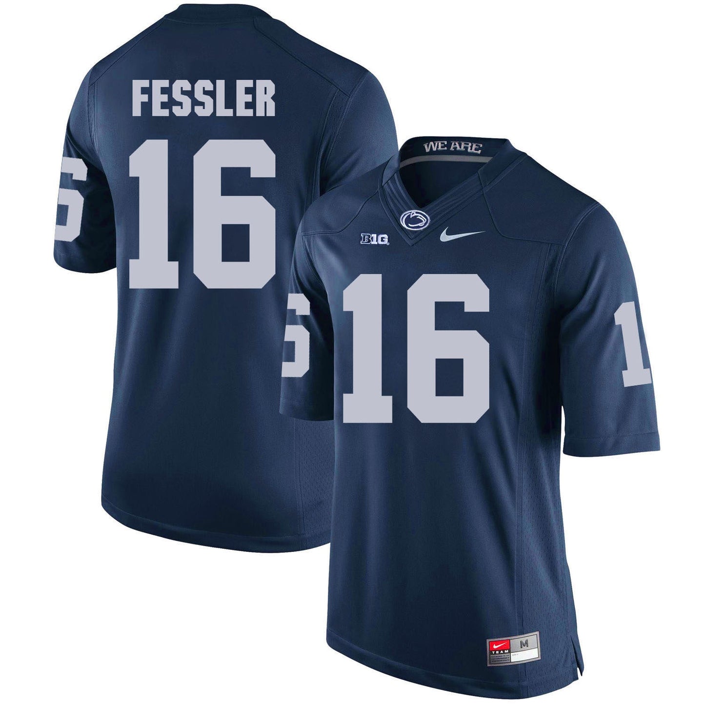 Penn State Billy Fessler 16 Navy College Football Jersey football jersey product view 1