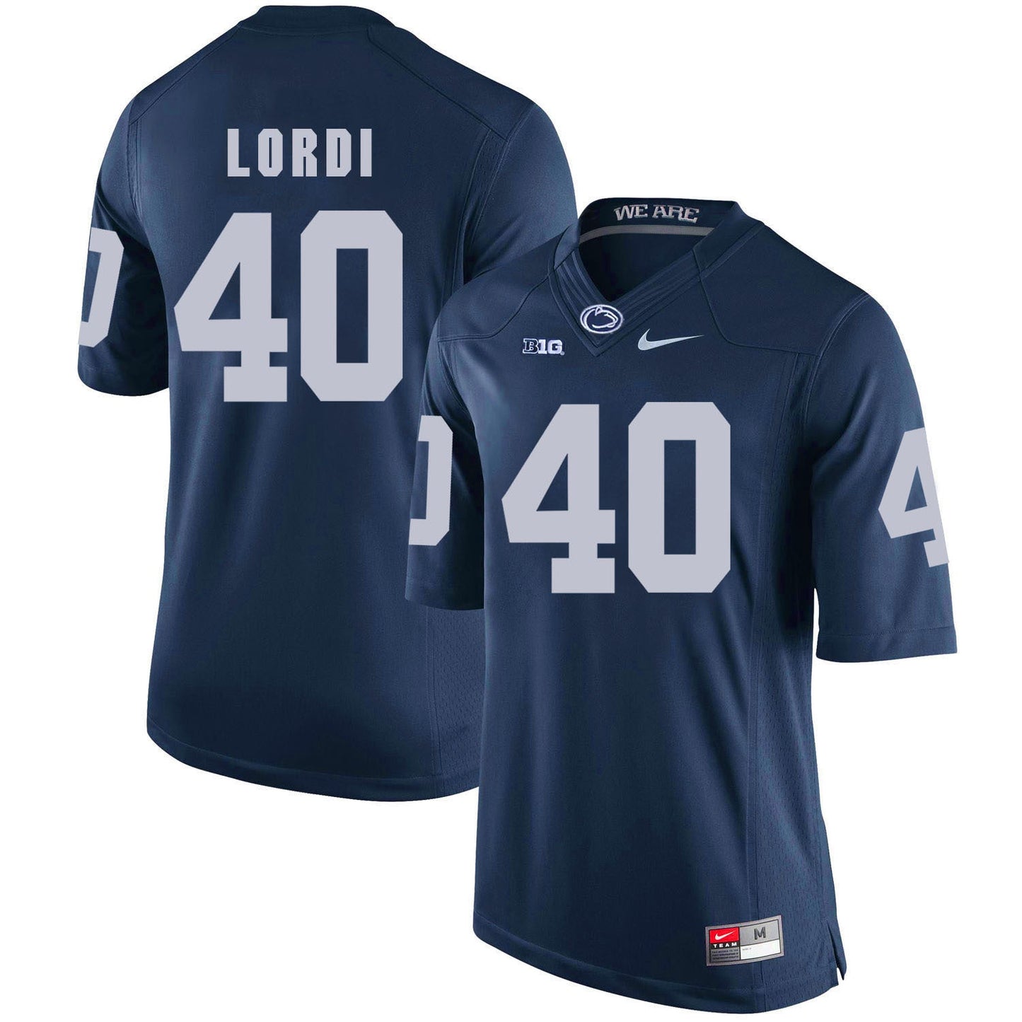 Penn State LORDI 40 Navy College Football Jersey football jersey product view 1