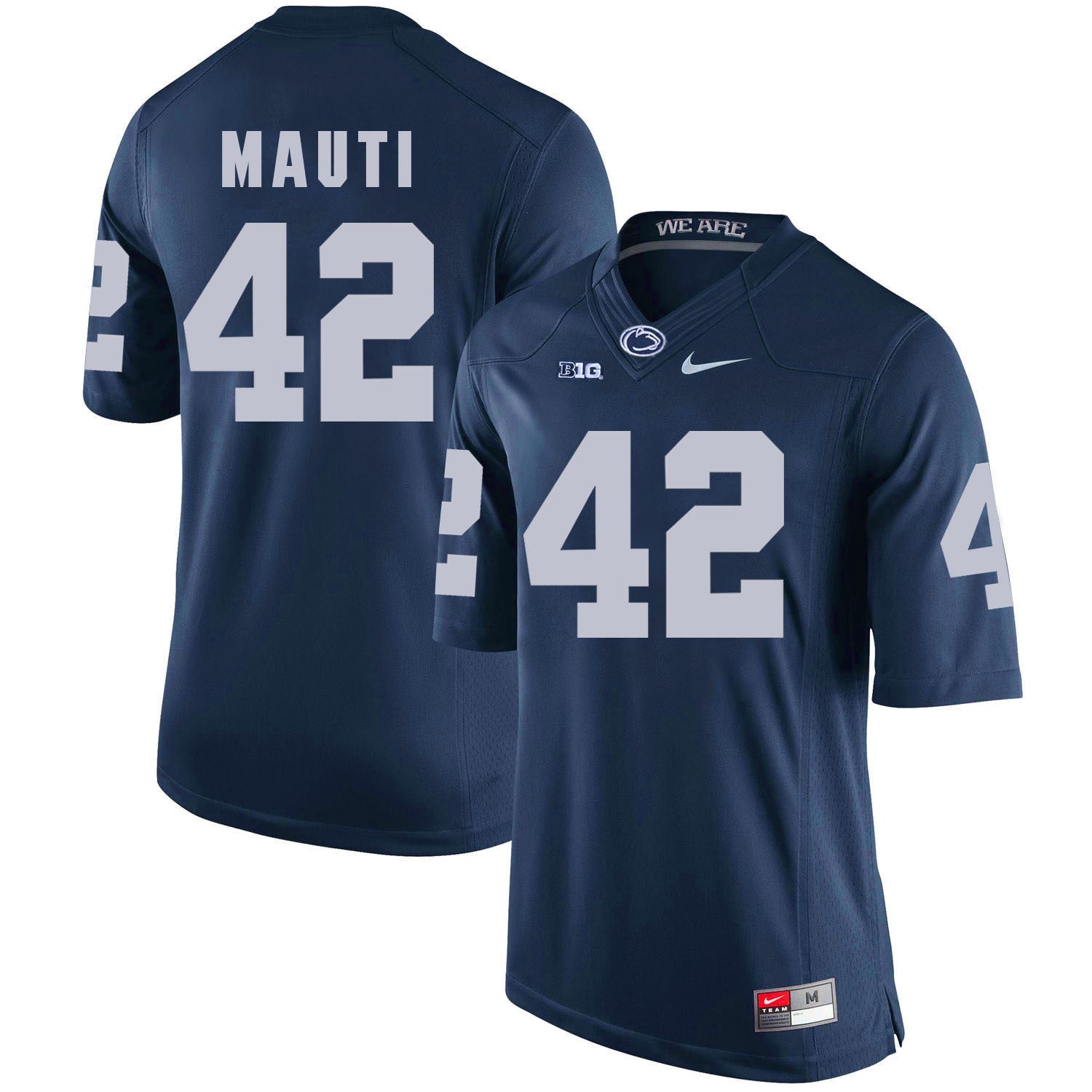 Penn State Michael Mauti 42 Navy College Football Jersey football jersey product view 1