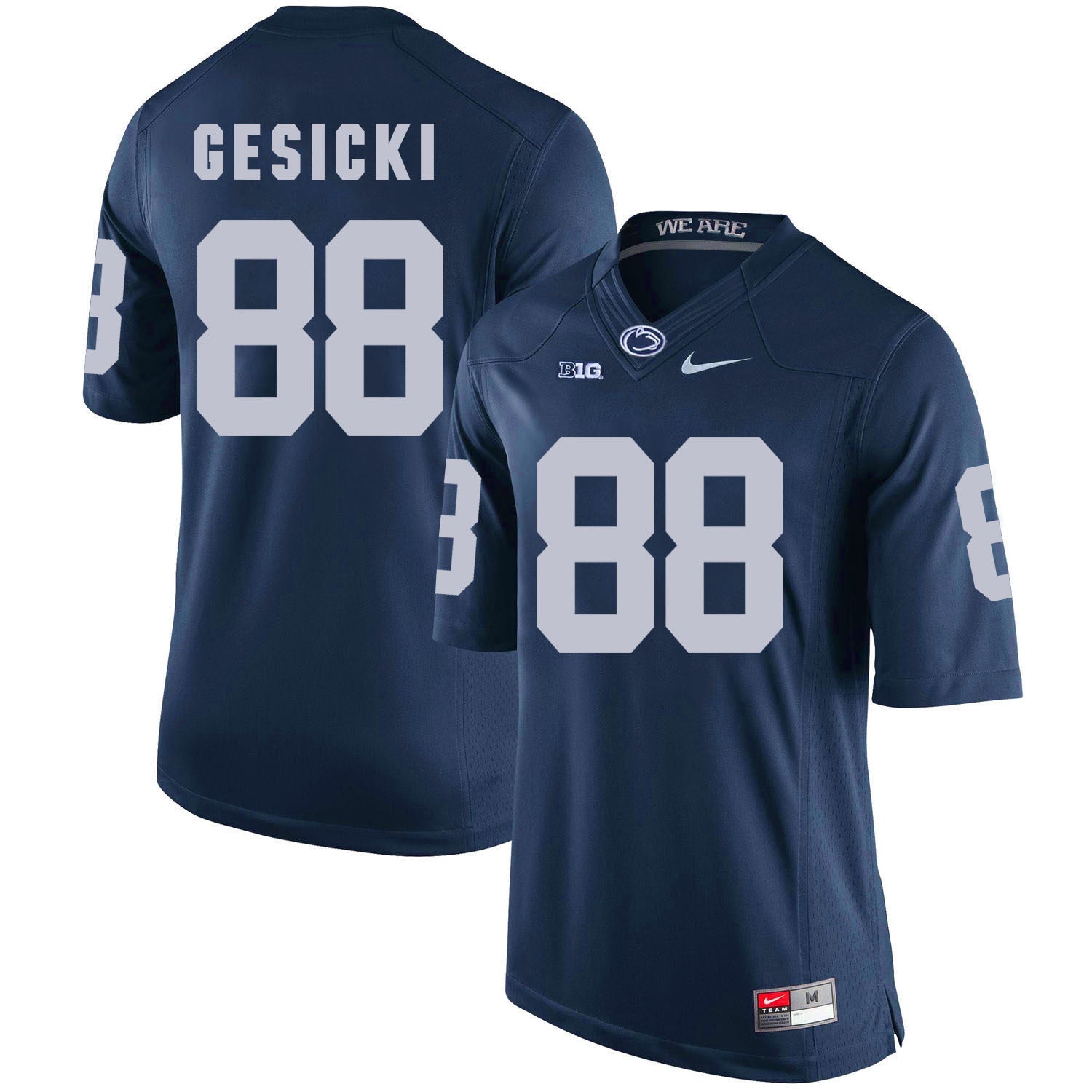 Penn State Mike Gesicki 88 Navy College Football Jersey football jersey product view 1