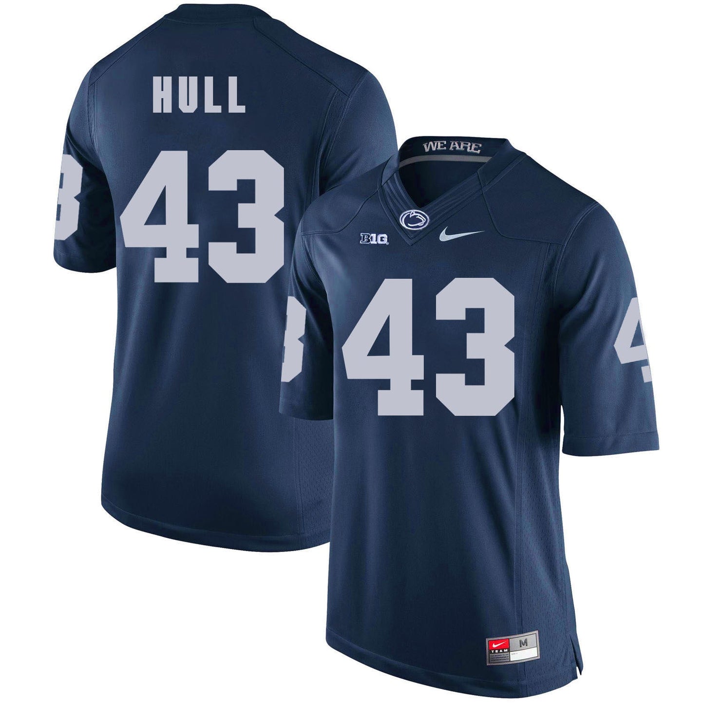 Penn State Mike Hull 43 Navy College Football Jersey football jersey product view 1