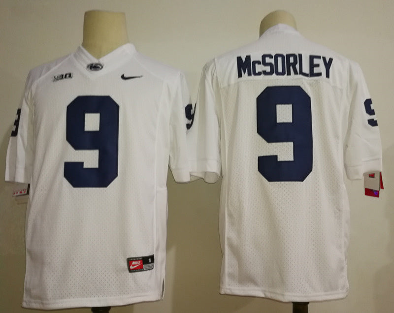 Penn State Nittany Lions Blue #9 Trace McSorley Style 1 College Football Jersey football jersey product view 1
