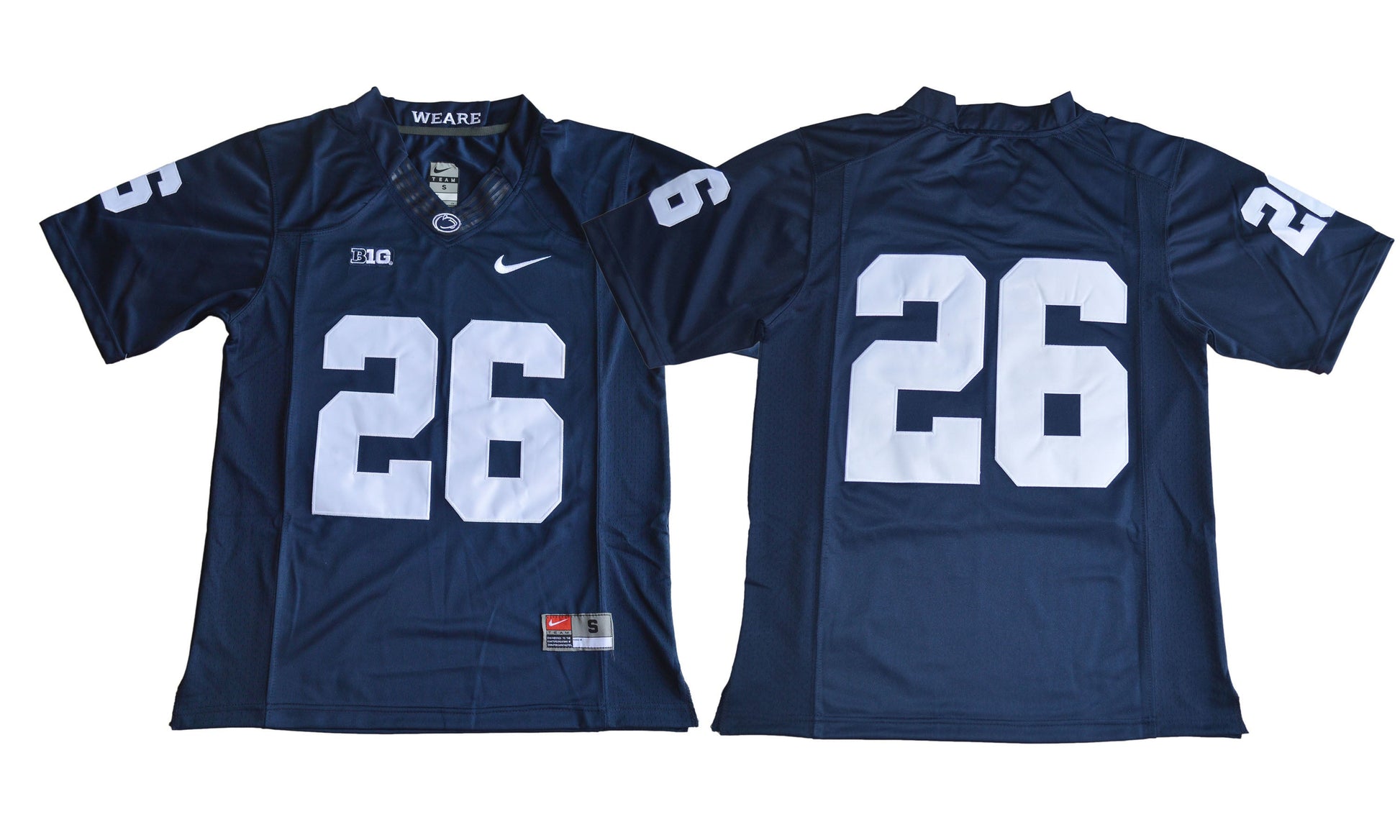 Penn State Nittany Lions Navy 26 College Football Jersey football jersey product view 1