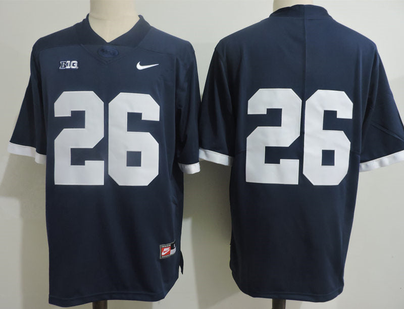 Penn State Nittany Lions #26 Saquon Barkley Style 5 College Football Jersey football jersey product view 1
