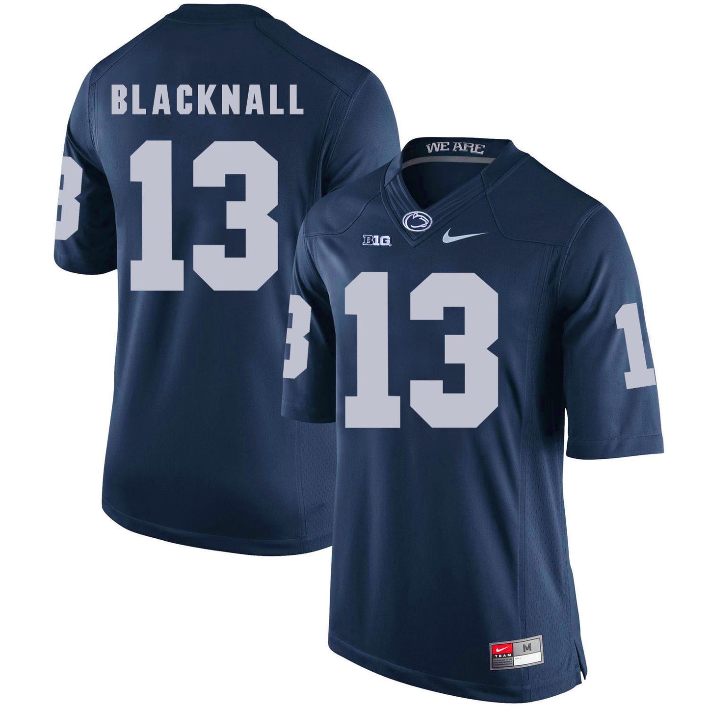 Penn State Saeed Blacknall 13 Navy College Football Jersey football jersey product view 1