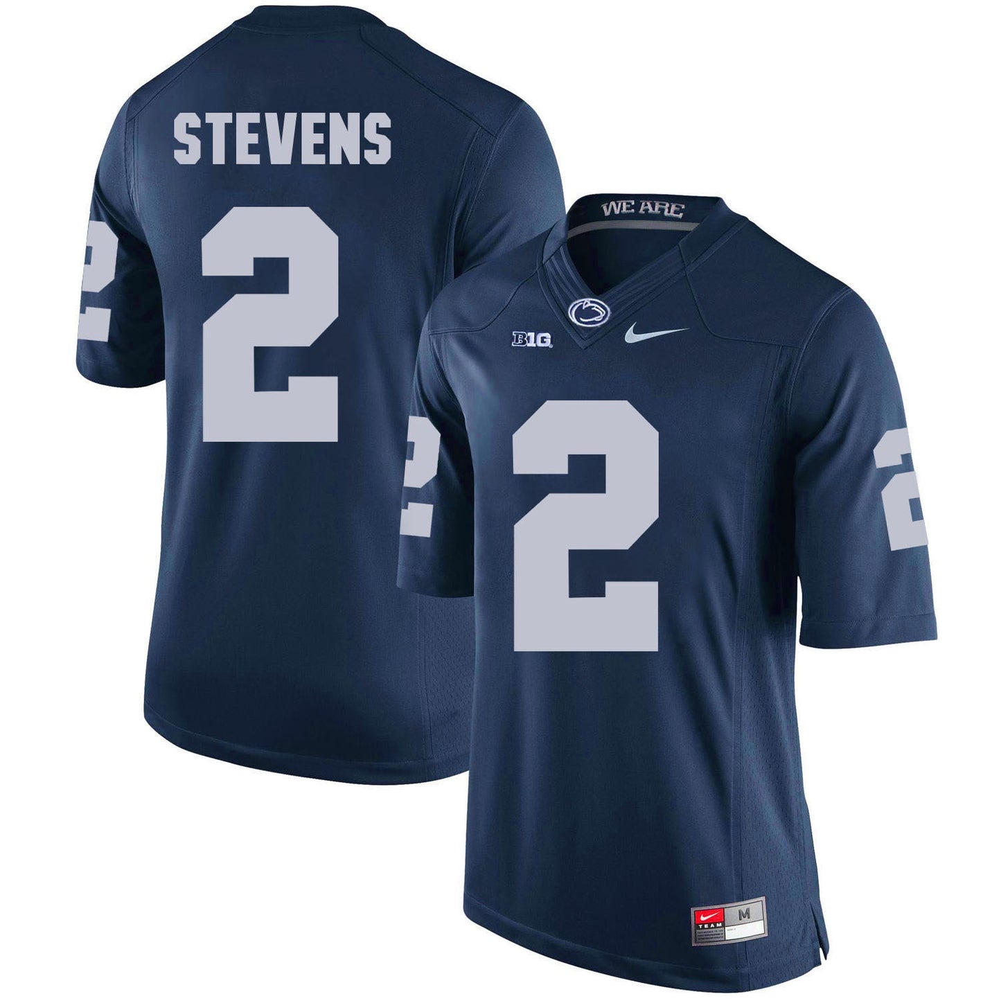 Penn State Tommy Stevens 2 Navy College Football Jersey football jersey product view 1