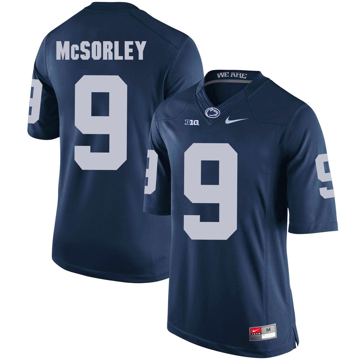Penn State Trace McSorley 9 Navy College Football Jersey football jersey product view 1