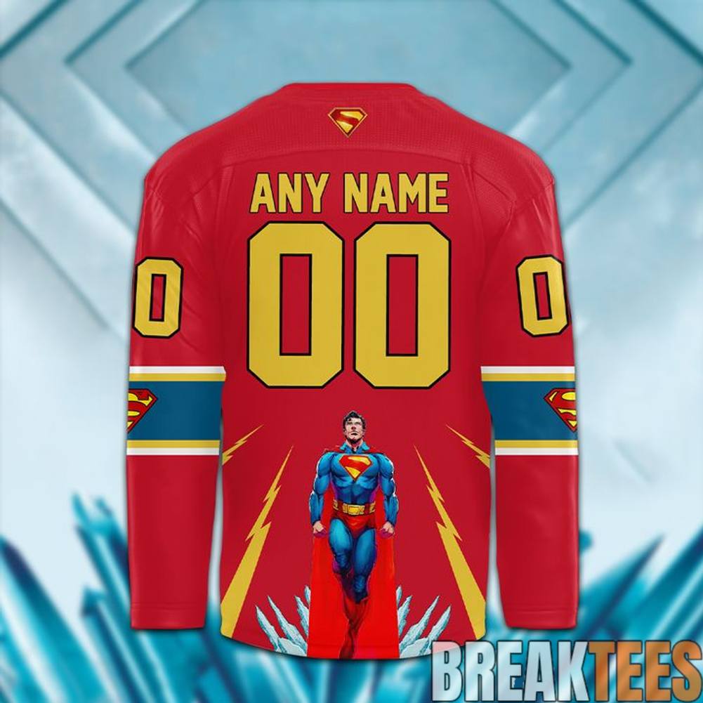 Pensacola Ice Flyers x Super Hero Night Hockey Jersey hockey jersey product view 3