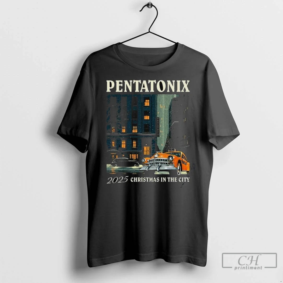 Pentatonix 2025 Christmas In The City Long Sleve T Shirts Unisex T-shirt, Sweatshirt, Hoodie, Long Sleeve Tee - T-Shirt, Sweatshirt, Hoodie