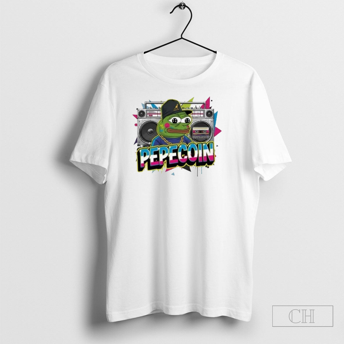 Pepecoin 80s Hip Hop Retro Pepe Frog 2 Shirt Tee Unisex T-shirt, Sweatshirt, Hoodie, Long Sleeve Tee - T-Shirt, Sweatshirt, Hoodie