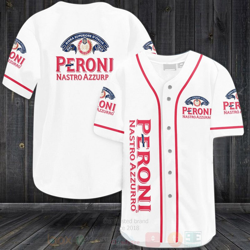 FASHION Peroni Baseball Jerseys Botton Shirt baseball jersey product view 1