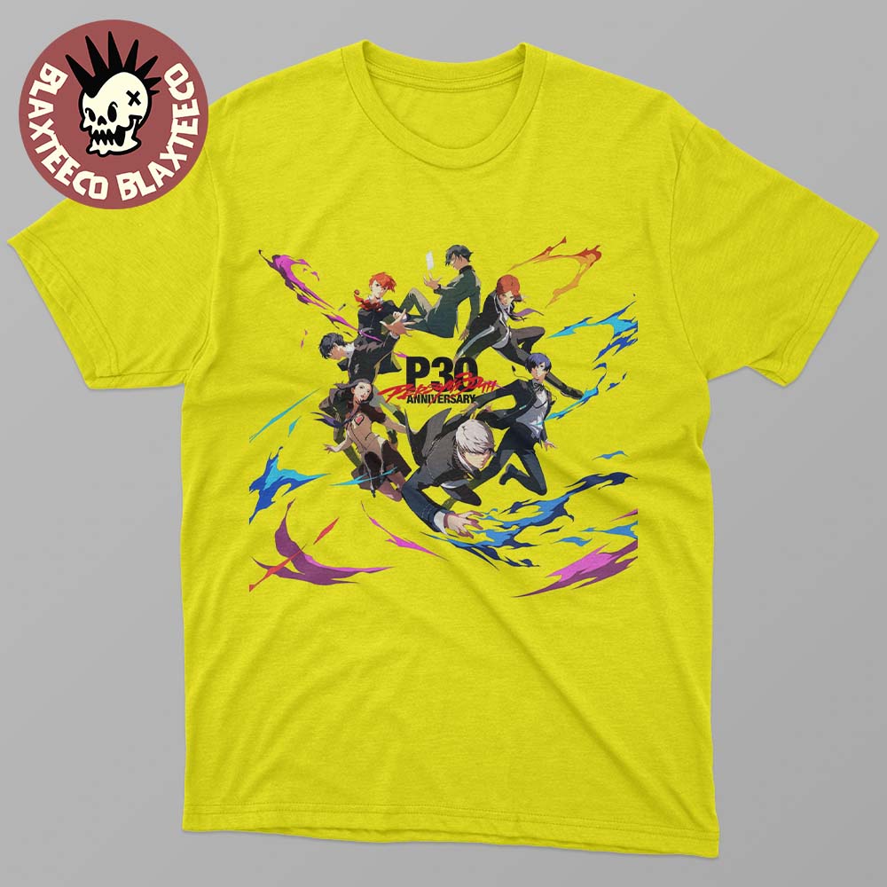 Persona 30th Anniversary Art T-Shirt Unisex T-shirt, Sweatshirt, Hoodie, Long Sleeve Tee - T-Shirt, Sweatshirt, Hoodie