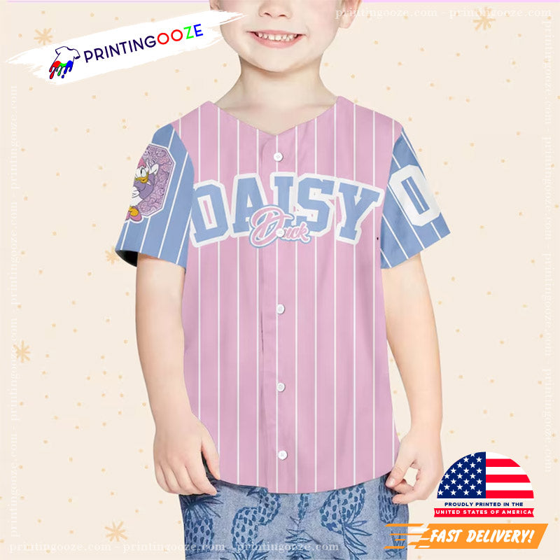 Personalize Custom Daisy Duck 1934 Baseball Jersey baseball jersey product view 1