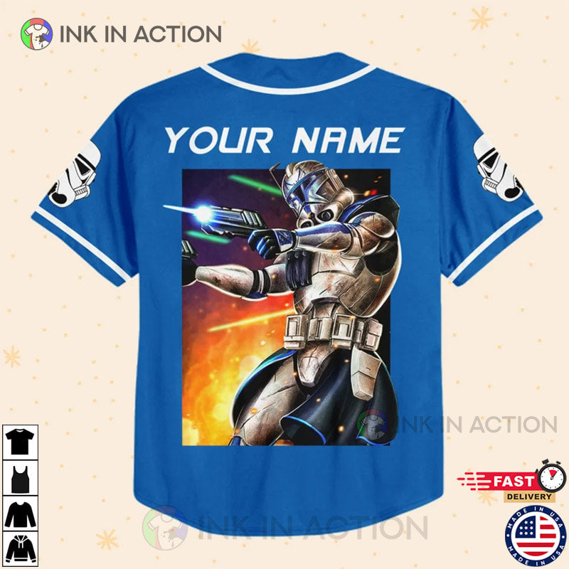 Personalize Starwar Baseball Jersey baseball jersey product view 3