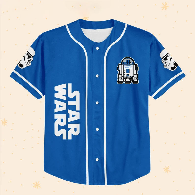 Personalize Starwar Baseball Jersey baseball jersey product view 2