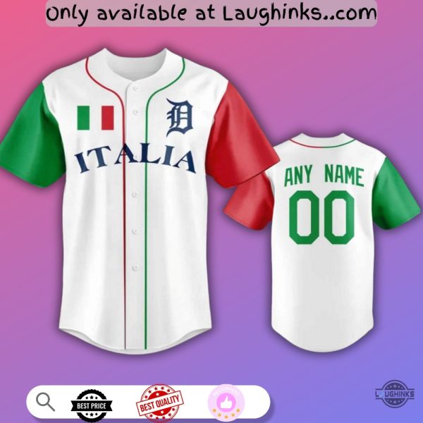 Personalized 2025 Boston Red Sox Italian Italy Baseball Jersey Shirt June 2025 baseball jersey product view 1