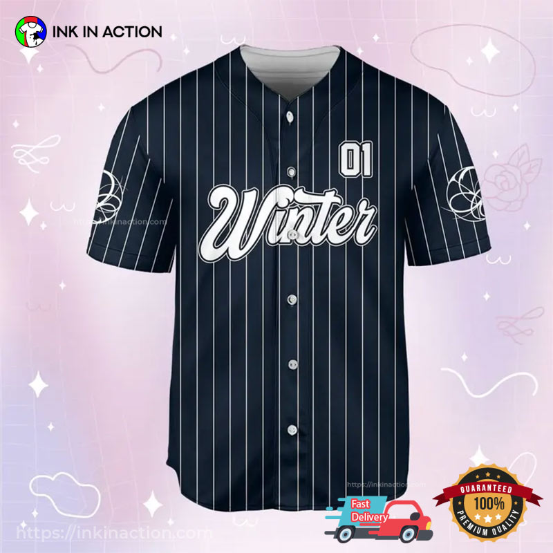 Personalized Aespa Armageddon Album Black Baseball Jersey baseball jersey product view 3