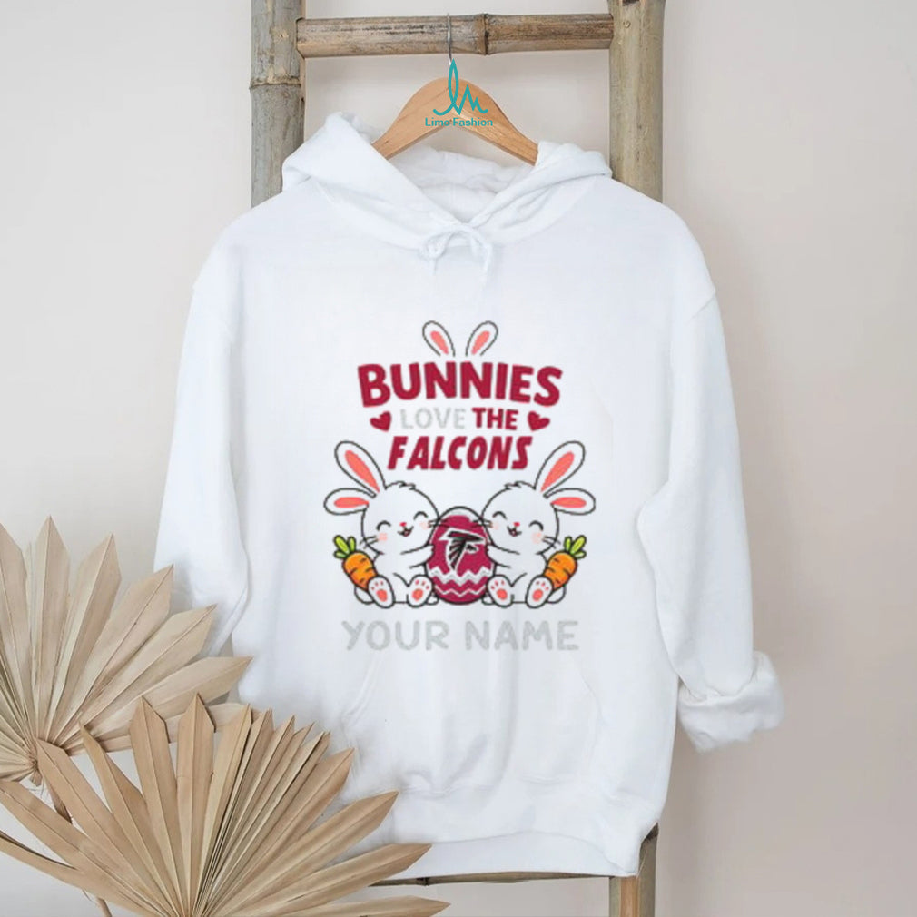 Personalized Atlanta Falcons Plush Bunny - Adult & Kids T-Shirts, Sweatshirts & Hoodies apparel design preview 2