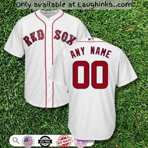 Personalized Boston Red Sox Baseball Jersey Shirt Full Printed baseball jersey product view 1