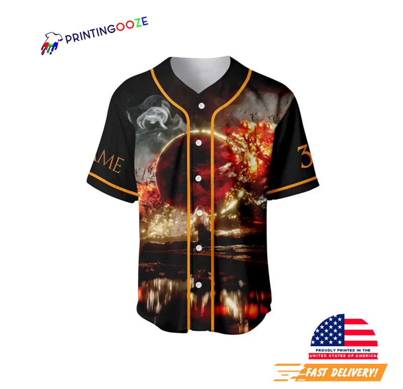 Personalized Clair Obscur Expedition 33 Baseball Jersey baseball jersey product view 3