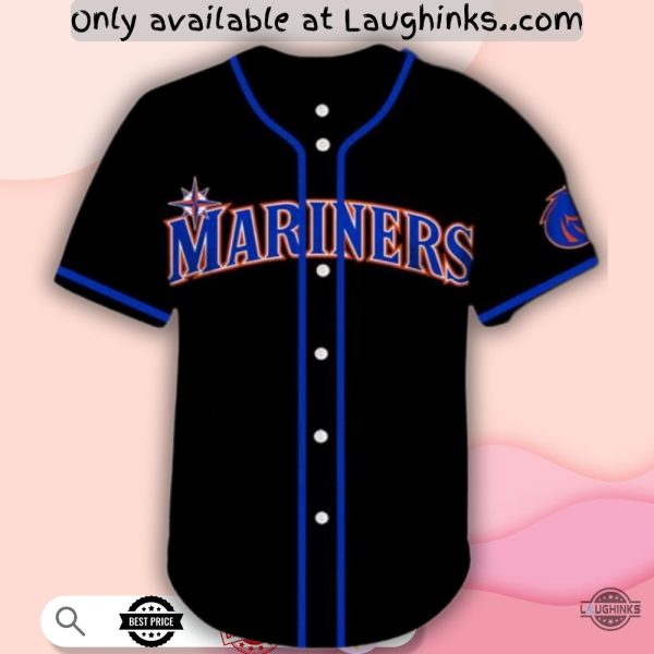 Personalized Mariners Boise State Night Baseball Jersey Shirt 2025 Giveaway baseball jersey product view 1