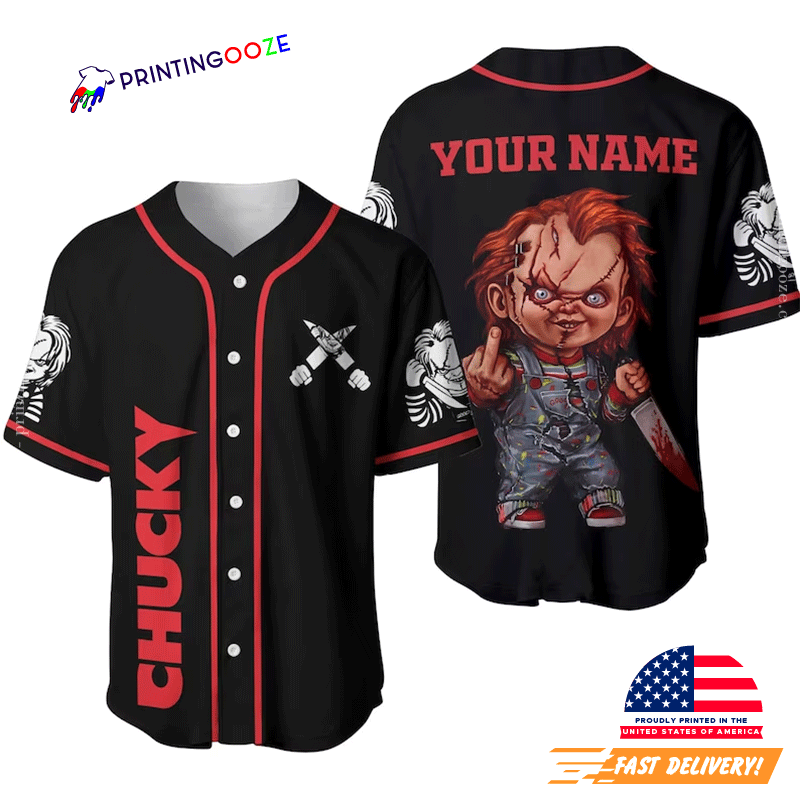 Personalized Name Original Chucky Baseball Jersey baseball jersey product view 1