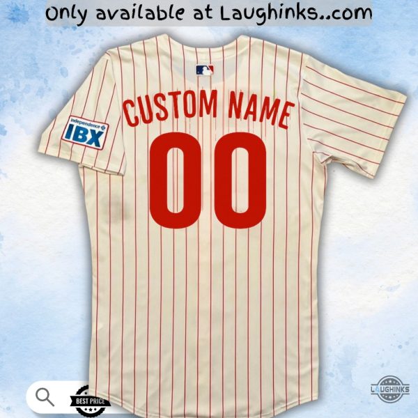 Personalized Philadelphia Phillies Holo Game Baseball Jersey Shirt 2025 baseball jersey product view 1