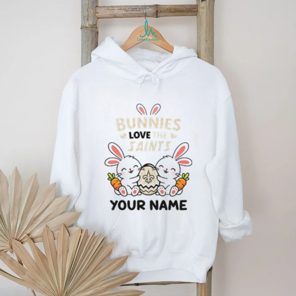 Personalized Saints Easter Bunny Plush - Adult & Kids T-Shirts, Sweatshirts & Hoodies apparel design preview 2