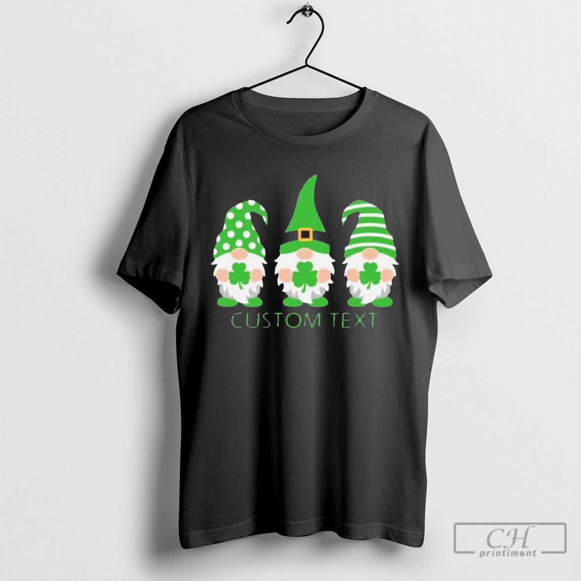 Personalized St Patricks Day Gnomes Lucky Shamrock Gnomies Shirt Tee Unisex T-shirt, Sweatshirt, Hoodie, Long Sleeve Tee - T-Shirt, Sweatshirt, Hoodie