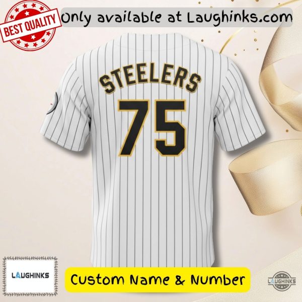 Personalized Steelers Baseball Jersey Shirt baseball jersey product view 1