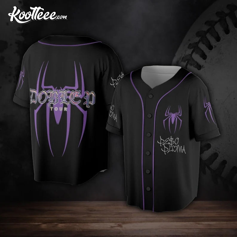 Peso Pluma Tour Baseball Jersey baseball jersey product view 2