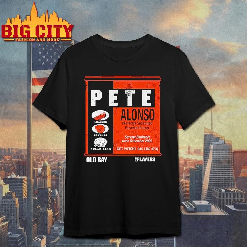 Pete Alonso Old Bay Can Shirt Unisex T-shirt, Sweatshirt, Hoodie, Long Sleeve Tee - T-Shirt, Sweatshirt, Hoodie