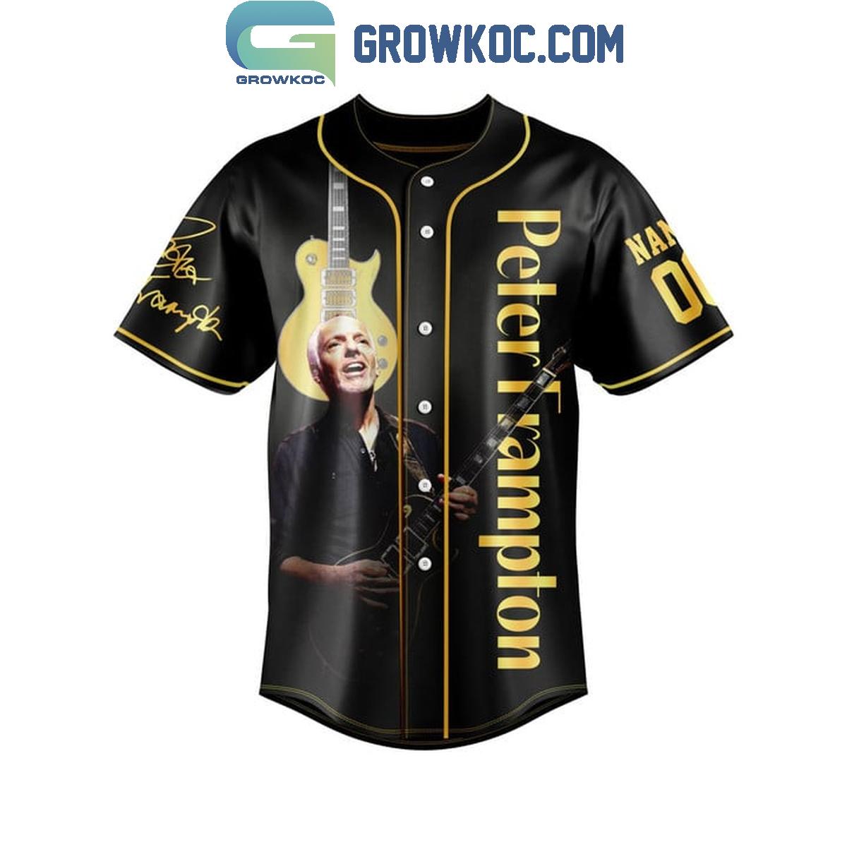Peter Frampton 2024 Hall Of Fame Introduction Never Say Never Personalized Baseball Jersey baseball jersey product view 2