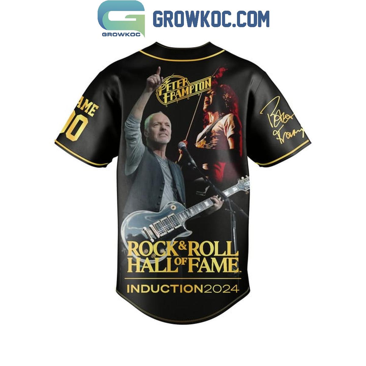 Peter Frampton 2024 Hall Of Fame Introduction Never Say Never Personalized Baseball Jersey baseball jersey product view 3