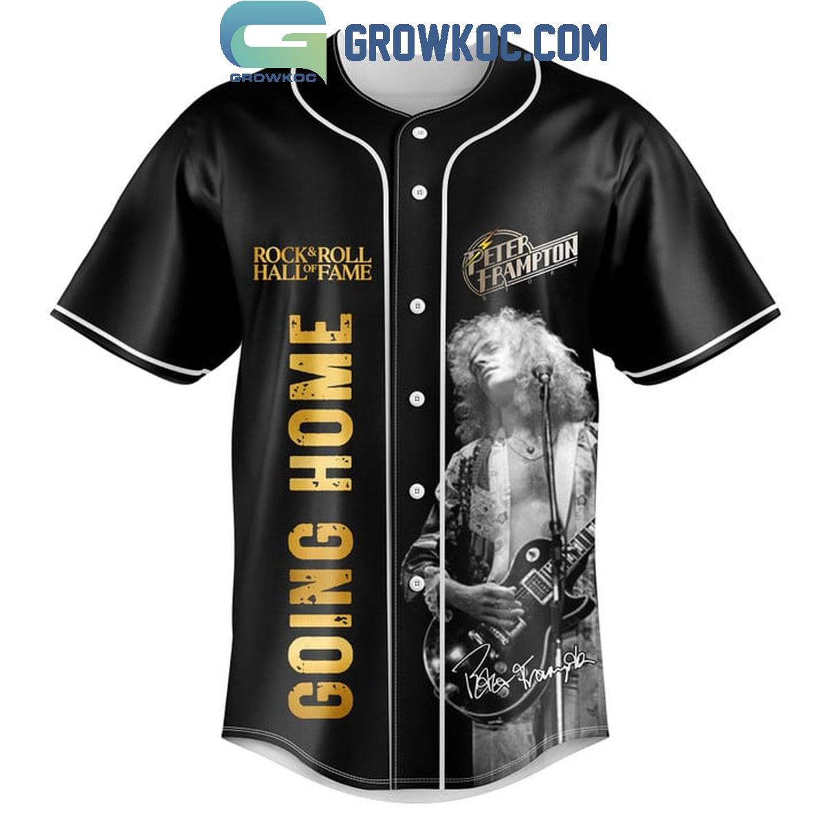Peter Frampton 2024 Never Say Never Baseball Jersey baseball jersey product view 2
