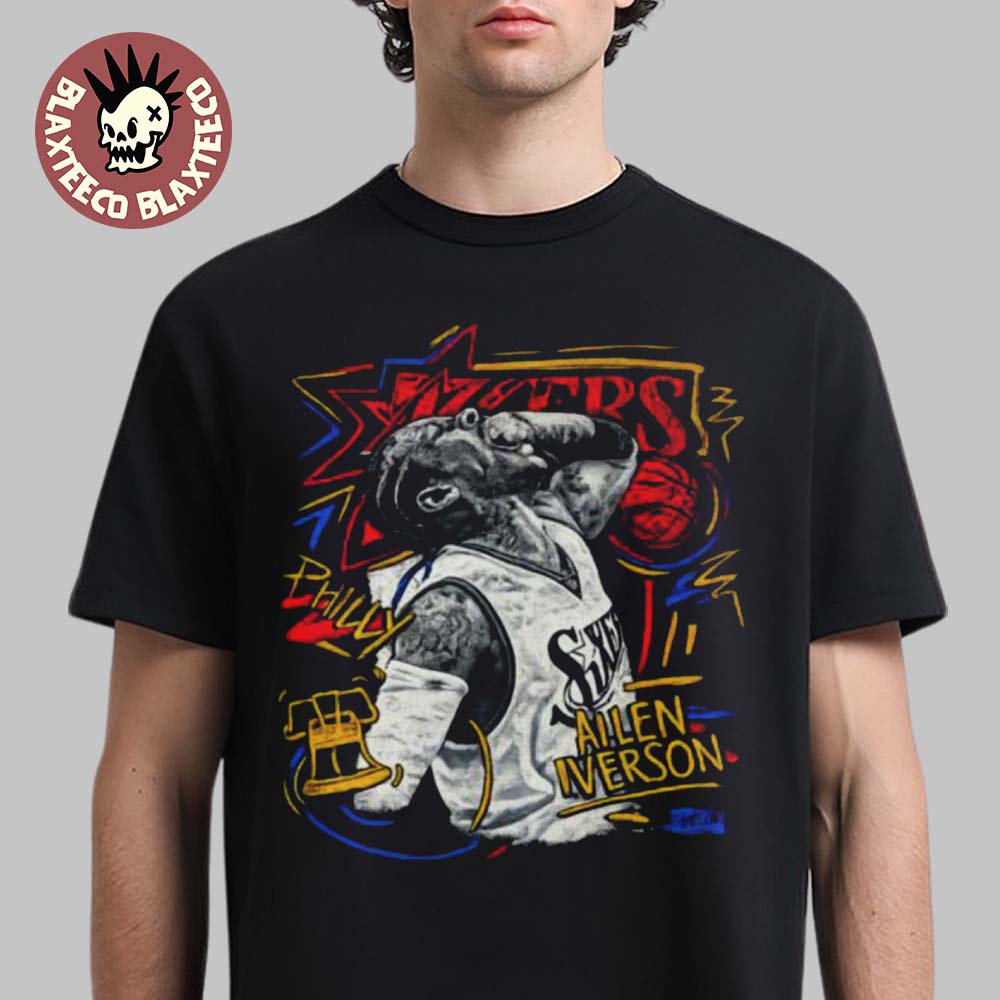 Philadelphia 76ers VJ Edgecombe X Allen Iverson T-Shirt Unisex T-shirt, Sweatshirt, Hoodie, Long Sleeve Tee - T-Shirt, Sweatshirt, Hoodie