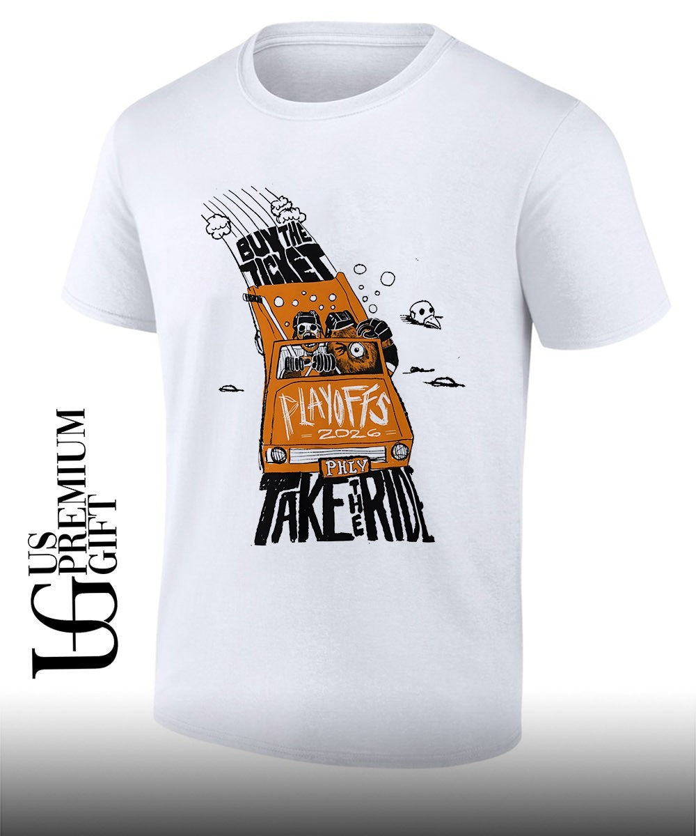 Philadelphia Flyers 2026 Stanley Cup Take The Ride Playoffs 2026 shirt Unisex T-shirt, Sweatshirt, Hoodie, Long Sleeve Tee - T-Shirt, Sweatshirt, Hoodie