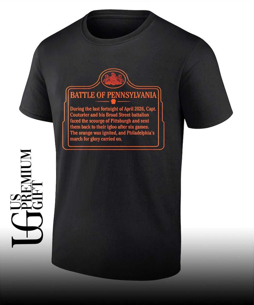 Philadelphia Flyers the battle of Pennsylvania T-shirt Unisex T-shirt, Sweatshirt, Hoodie, Long Sleeve Tee - T-Shirt, Sweatshirt, Hoodie