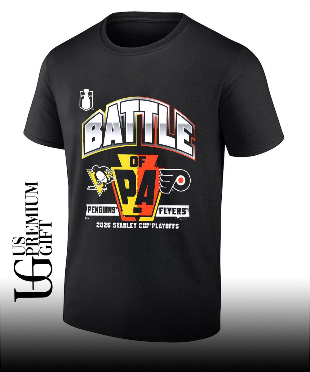 Philadelphia Flyers vs Pittsburgh Penguins Battle of Pennsylvania Legacy 2026 Stanley Cup Playoffs shirt - T-Shirt, Sweatshirt, Hoodie