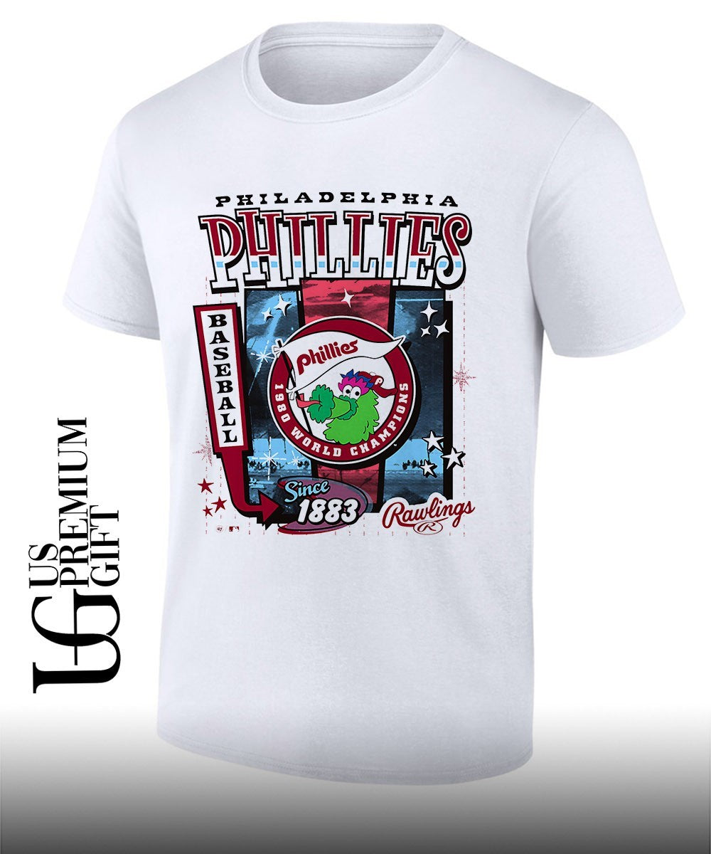Philadelphia Phillies Baseball 1980 World Champions Cooperstown poster shirt Unisex T-shirt, Sweatshirt, Hoodie, Long Sleeve Tee - T-Shirt, Sweatshirt, Hoodie