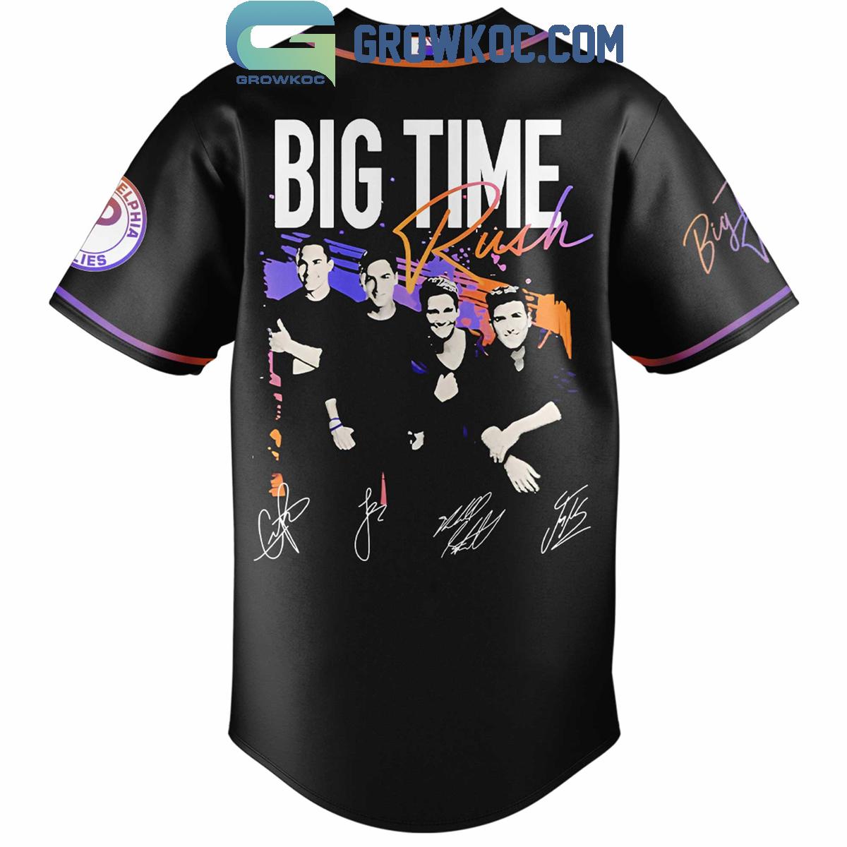 Philadelphia Phillies x Big Time Rush Tour 2025 Baseball Jersey baseball jersey product view 3