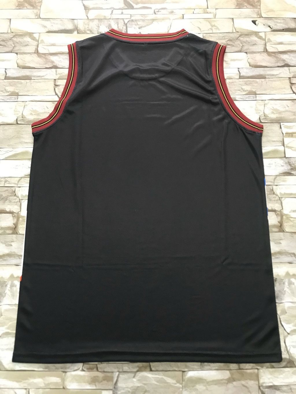 Philadelphia 76ers 76 mitchell&ness Retro Black Style 4 Basketball Jersey basketball jersey product view 1