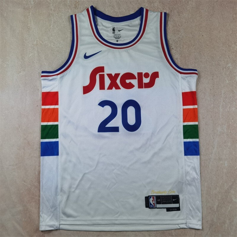 Philadelphia 76ers #20 McCain Hot Press 76 Style 2 Basketball Jersey basketball jersey product view 1