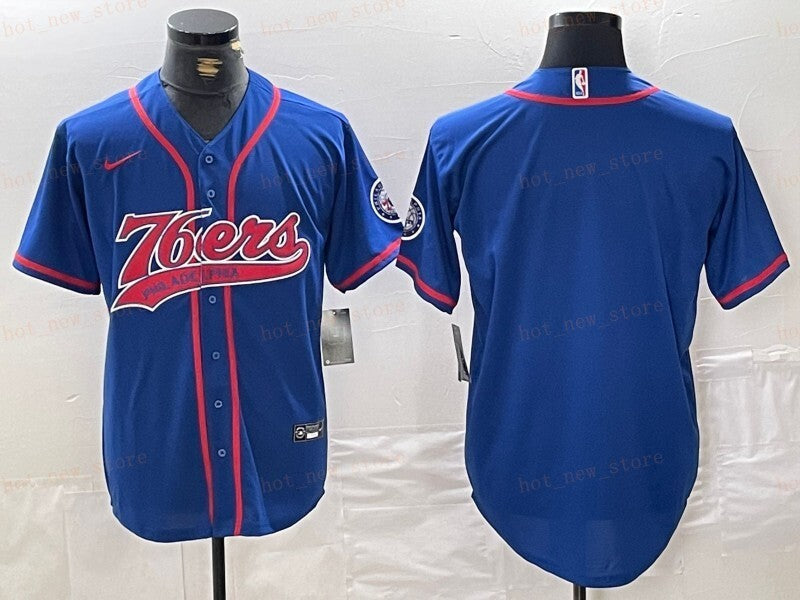 Philadelphia 76ers nba Collaboration Style 4 Basketball Jersey basketball jersey product view 1