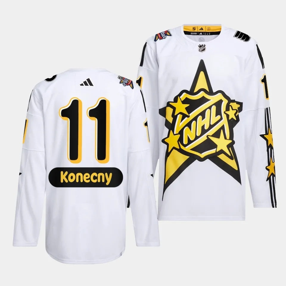 Philadelphia Flyers #11 Travis Konecny 2024 NHL All-Star White Jersey Style 1 Hockey Jersey hockey jersey product view 1