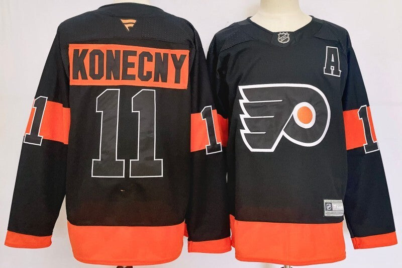 Philadelphia Flyers #11 Travis Konecny Style 3 Hockey Jersey hockey jersey product view 1
