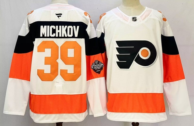 Philadelphia Flyers #39 Matvei Michkov Style 1 Hockey Jersey hockey jersey product view 1