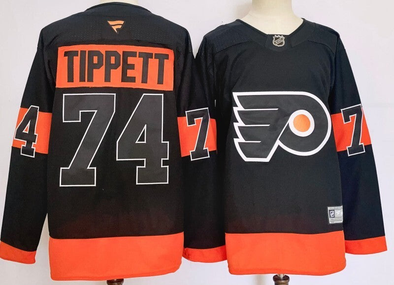 Philadelphia Flyers #74 Owen Tippett Style 3 Hockey Jersey hockey jersey product view 1